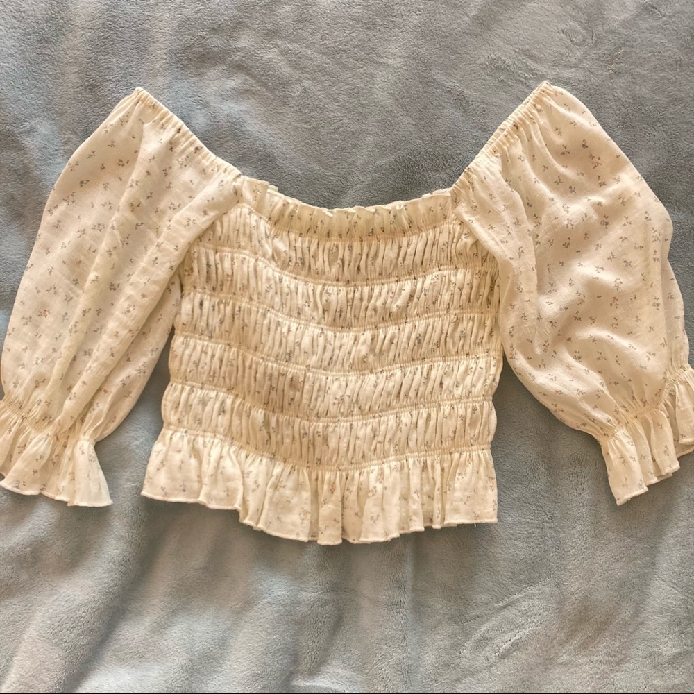 UO Cottagecore Milkmaid Blouse